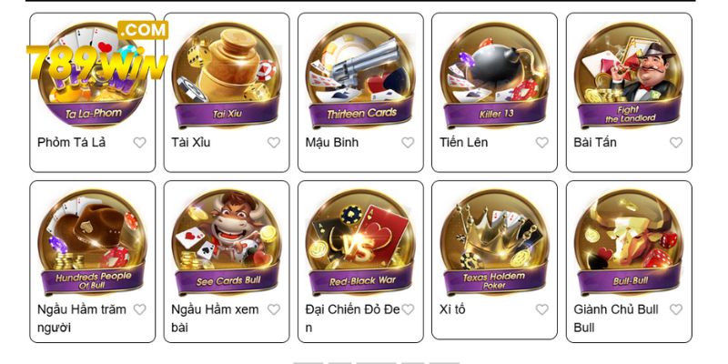 789WIN Đánh bài đổi thưởng ngay trên thiết bị cá nhân