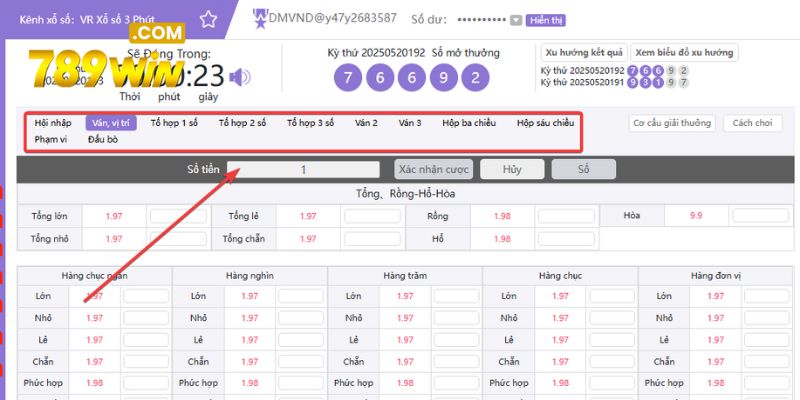 Bạn có thể lựa chọn các loại hình khác nhau để xuống tiền