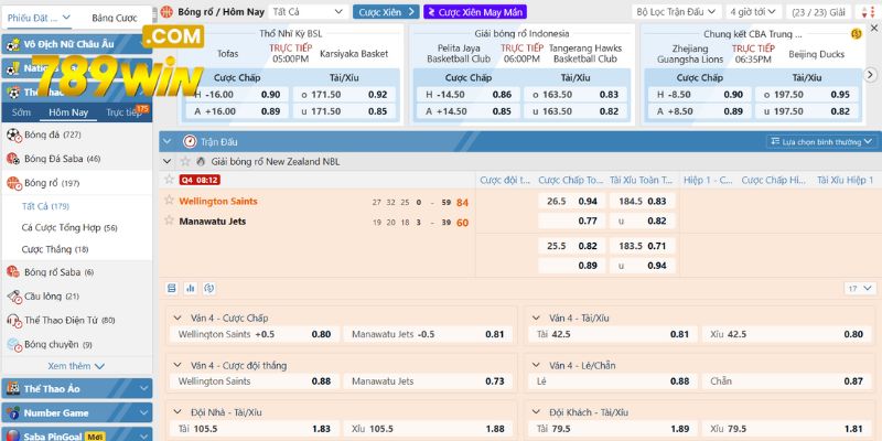Tìm hiểu thông tin về bộ môn cá độ bóng rổ tại 789WIN