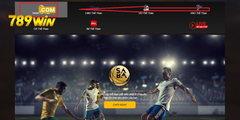 Lựa chọn thể thao điện tử trên bảng kèo SABA